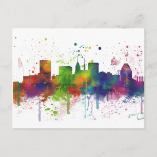 BALTIMORE MARYLAND SKYLINE POSTCARD