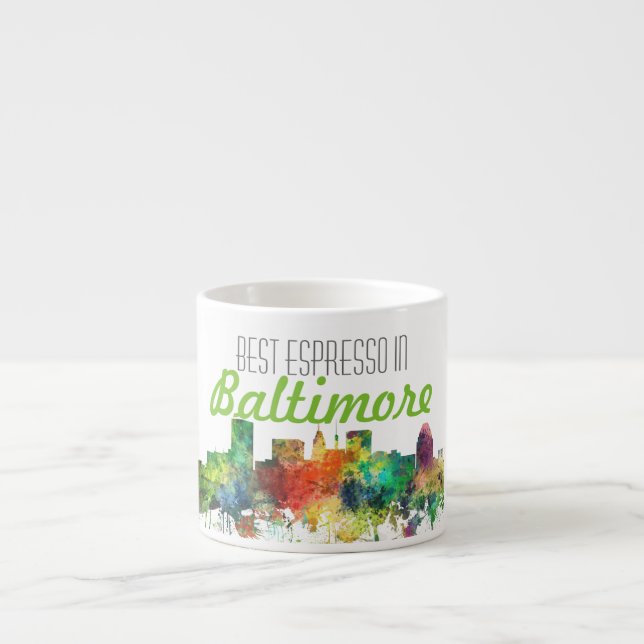 BALTIMORE MARYLAND SKYLINE SP - ESPRESSO CUP (Front)