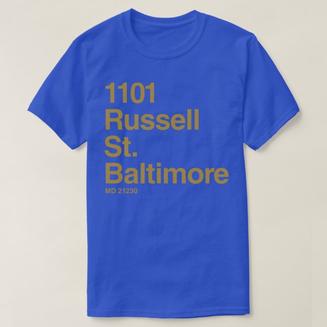 Baltimore Maryland Stadium T-Shirt (Design Front)