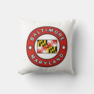 Baltimore Maryland Throw Pillow
