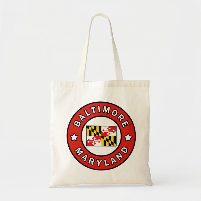 Baltimore Maryland Tote Bag (Front)