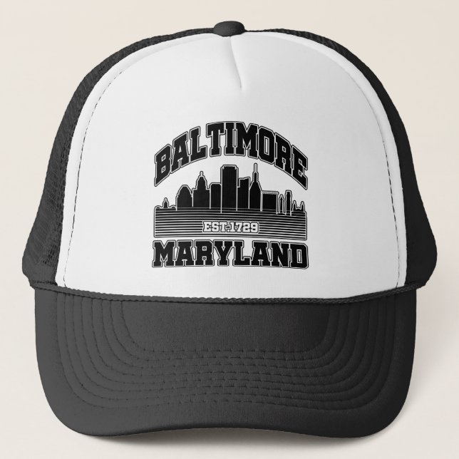 Baltimore,Maryland Trucker Hat (Front)