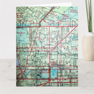 Baltimore, MD Carte Vintage