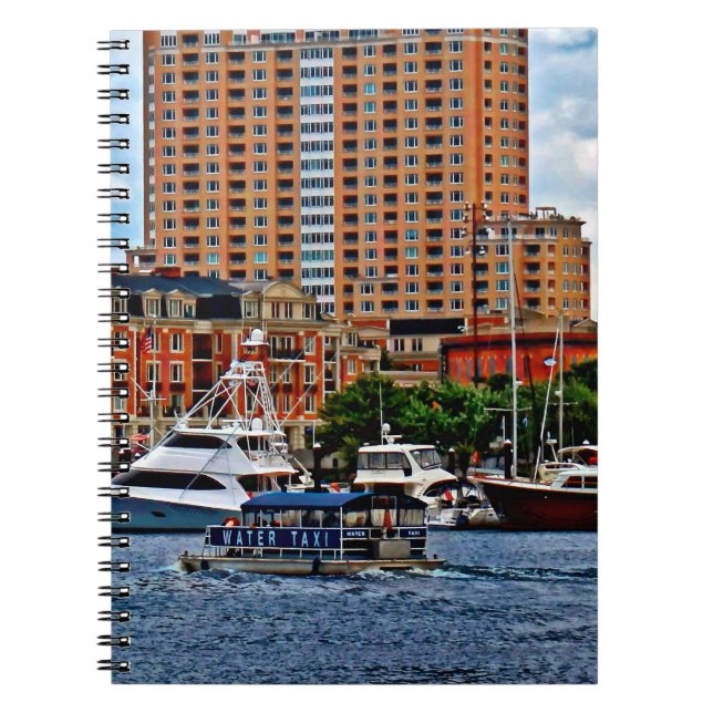 Baltimore MD - Inner Harbour Water Taxi Notebook (Front)