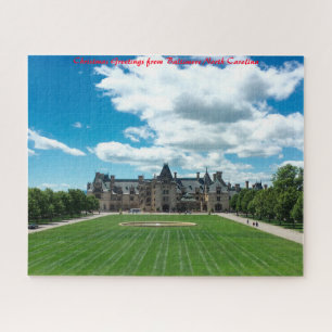 Baltimore North Carolina. Christmas Greetings Jigsaw Puzzle