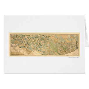 Baltimore & Ohio Railroad Map 1890