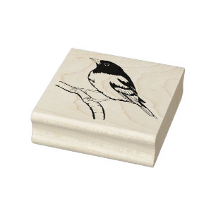 Baltimore Oriole Bird Rubber Stamp