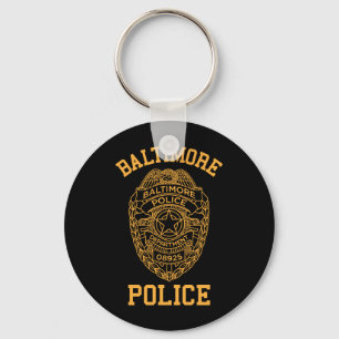 baltimore police maryland detective keychain
