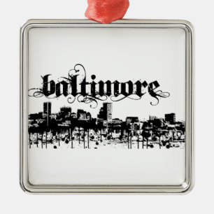 Baltimore Put on for your city Metal Ornament
