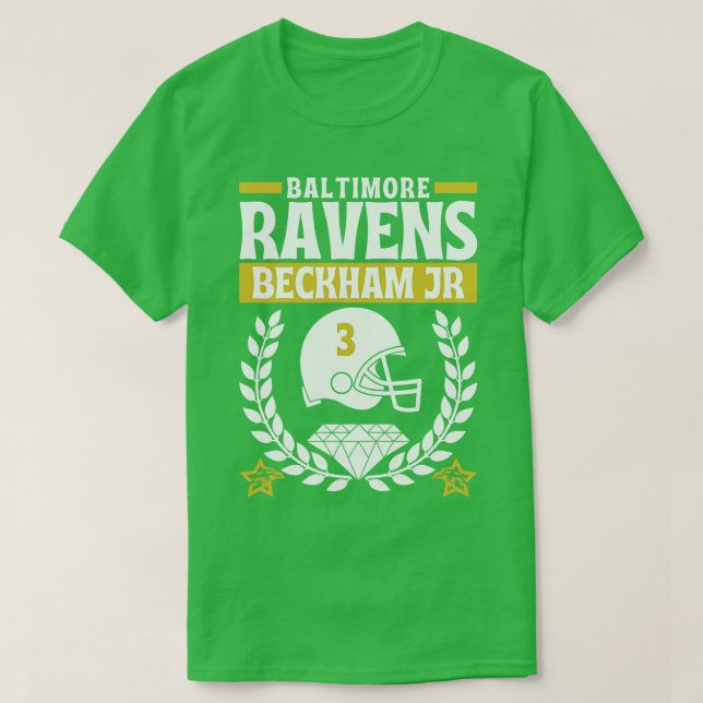 Baltimore Ravens Backham Jr 3 Edition T-Shirt (Design Front)
