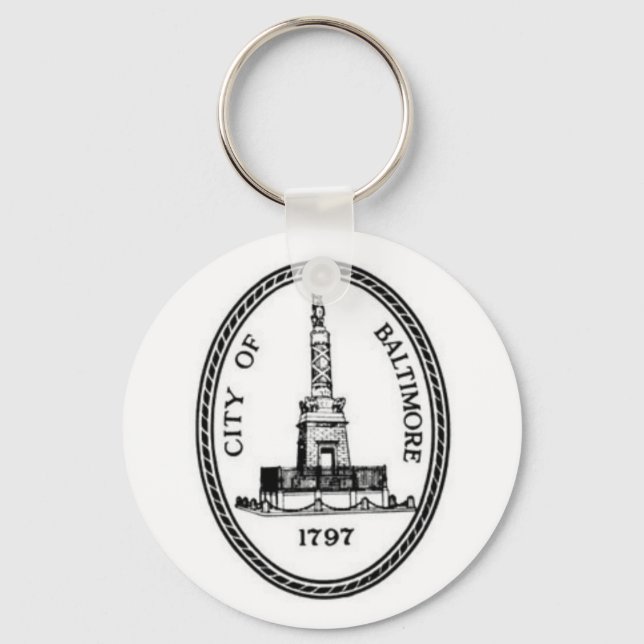 Baltimore Seal Keychain (Front)