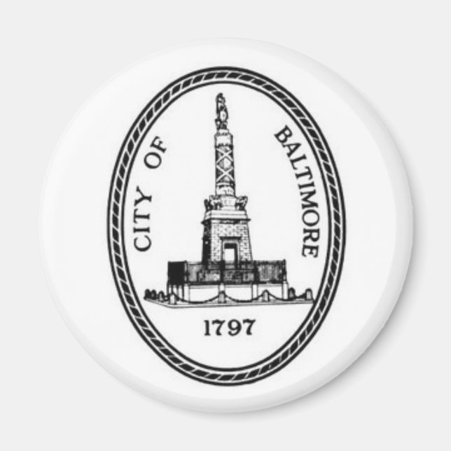 Baltimore Seal Magnet (Front)