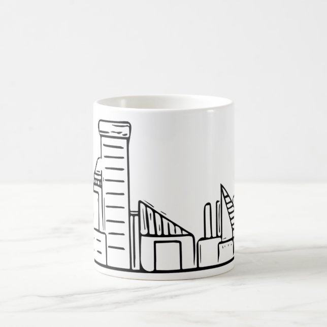 Baltimore Skyline Coffee Mug (Center)