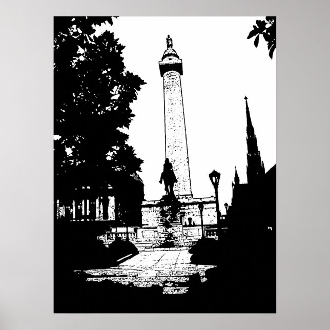 Baltimore Washington Monument Poster (Front)