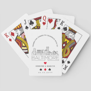 Baltimore Wedding Heart Sweet Card Suite