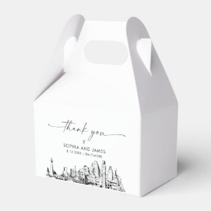 Baltimore Wedding Personalized Favour Box