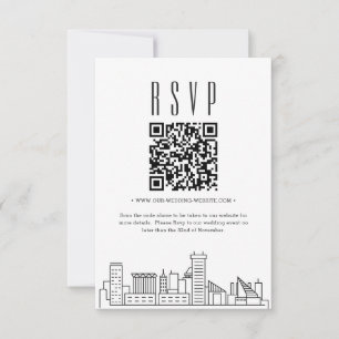 Baltimore Wedding QR code RSVP
