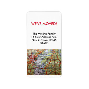 Baltimore We've Moved label