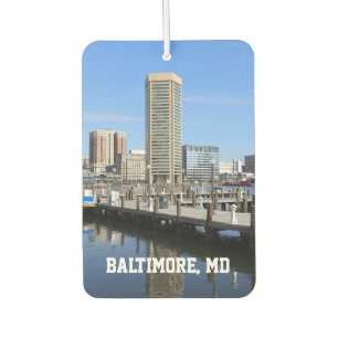 Baltimore's Inner Harbour World Trade Centre Photo Air Freshener