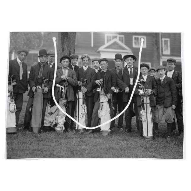Baltusrol Caddies, early 1900s Large Gift Bag (Front)