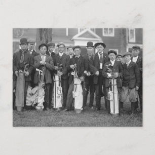 Baltusrol Caddies, early 1900s Postcard