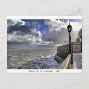 Baluarte de la Candelaria ,Cádiz Postcard