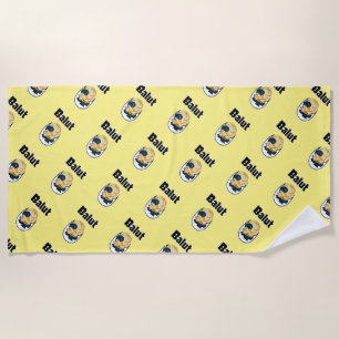 Balut egg duck embryo egg protein Filipino Beach Towel