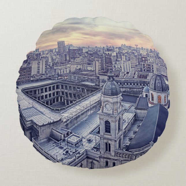 Balvaneta Church Round Pillow (Front)
