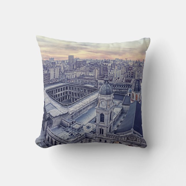 Balvaneta Church Throw Pillow (Front)