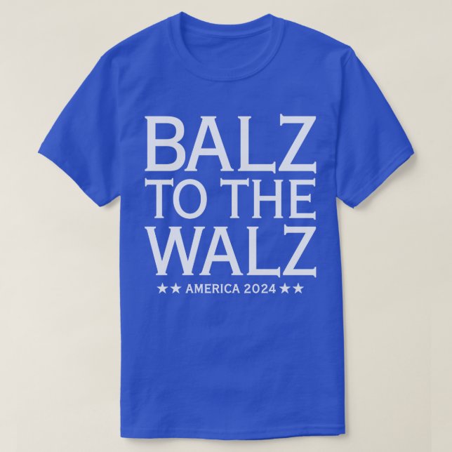 Balz au Walz WHITE TEXT TShirt (Design devant)