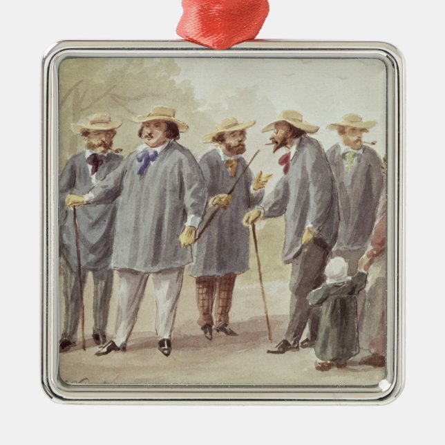 Balzac and Friends Metal Ornament (Front)