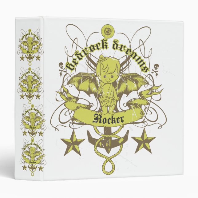 Bam Bam  Bedrock Dreams Binder (Front/Spine)