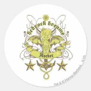 Bam Bam Bedrock Dreams Classic Round Sticker