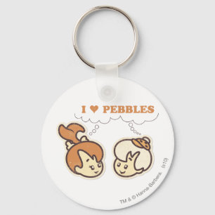 Bam Bam loves PEBBLES™ Keychain