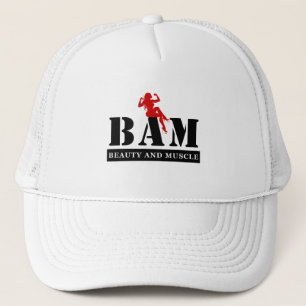 BAM Beauty and Muscle Bodybuilding Baseball Cap