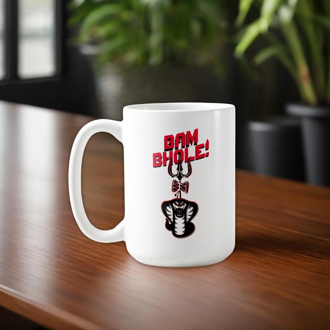"BAM BHOLE" LORD SHIVA'S NAAG AND TRISHUL COFFEE MUG (Creator Uploaded)