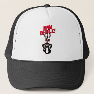 "BAM BHOLE" LORD SHIVA'S NAAG AND TRISHUL TRUCKER HAT