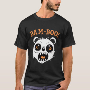 Bam-Boo Scary Panda Halloween Trick Or Treat T-Shirt
