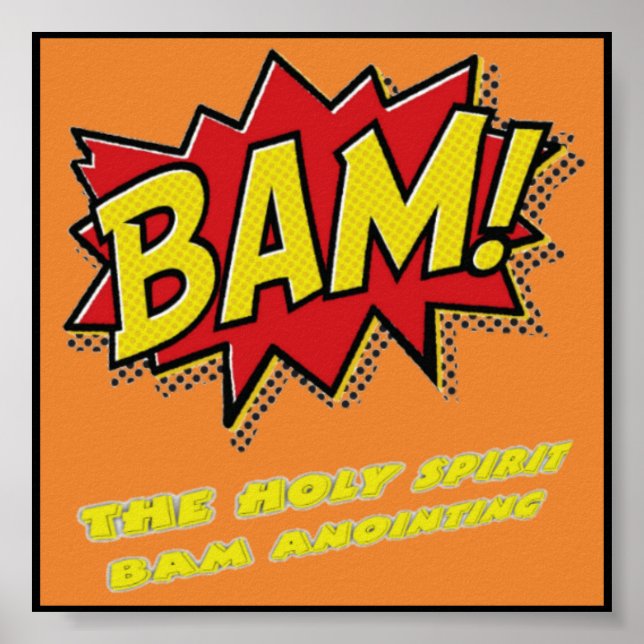Bam ! Poster de bande dessinée. C'est une bande de (Devant)