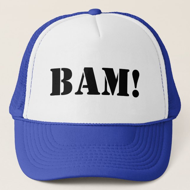 Bam! Trucker Hat (Front)
