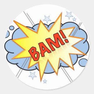 BAM! Vintage Comic Sticker
