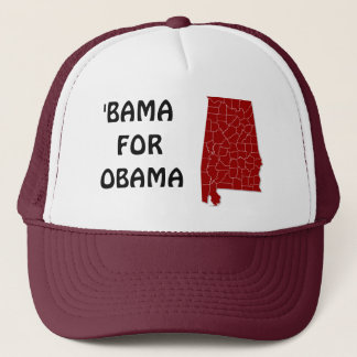 'BAMA FOR OBAMA TRUCKER HAT
