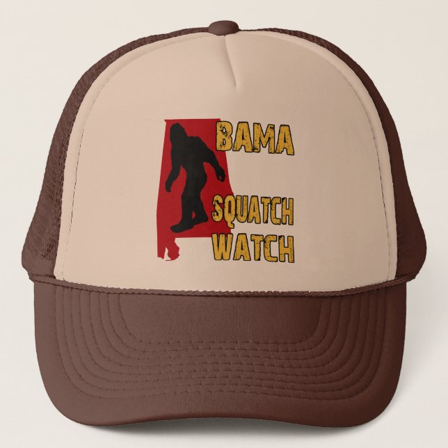 Bama Squatch Watch Trucker Hat (Front)