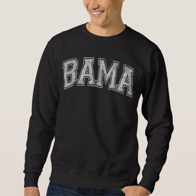 Bama Variety Style Alabama Pride Flag Sweatshirt (Front)