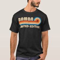 BAMBA Surname Retro Vintage 80s 90s Birthday Reuni
