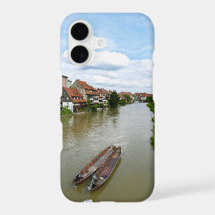 Bamberg Bavaria Regnitz River Painting Effect Art