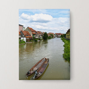 Bamberg Bavaria Regnitz River Painting Effect Art