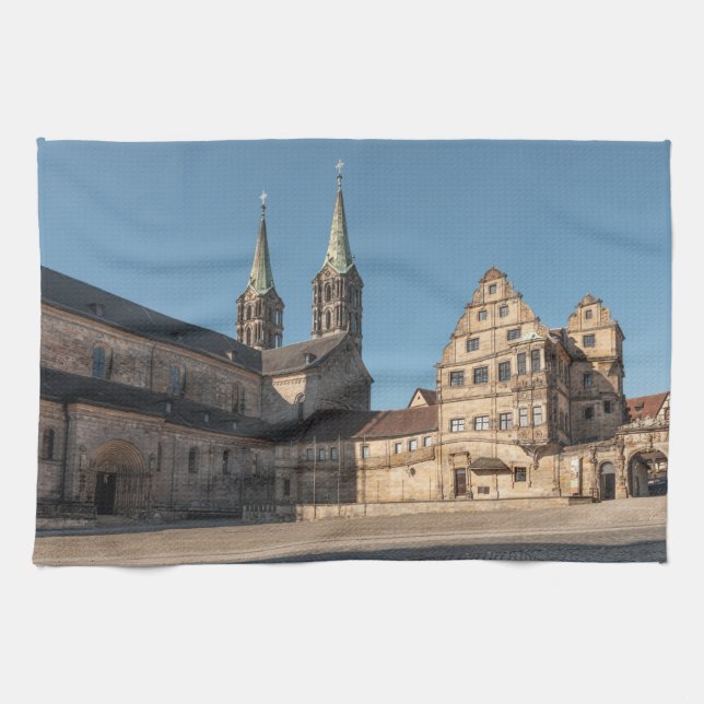 Bamberg Cathedral, Germany Kitchen Towel (Horizontal)
