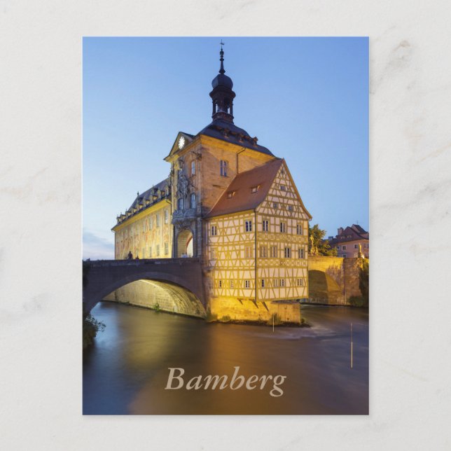 Bamberg evening postcard (Front)