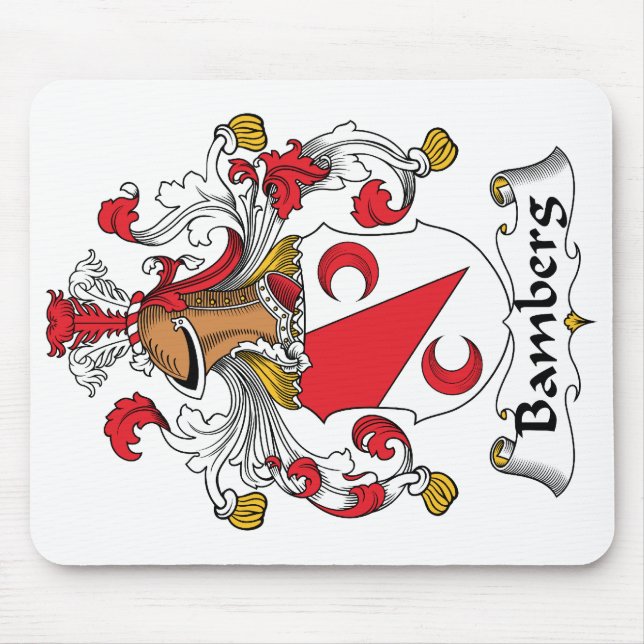 Bamberg Family Crest Mouse Pad (Front)